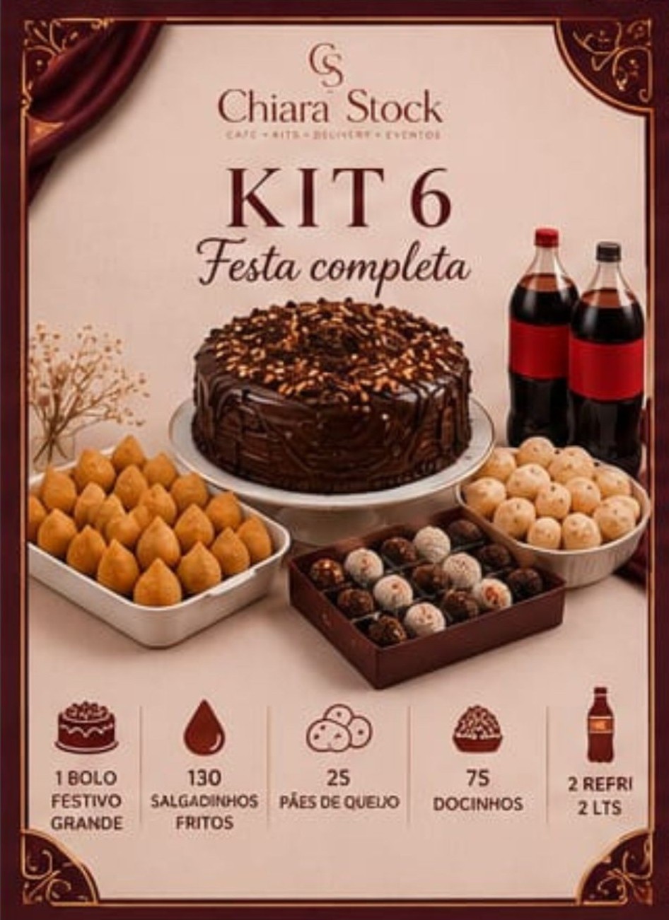 Kit 6 · Festa Completa